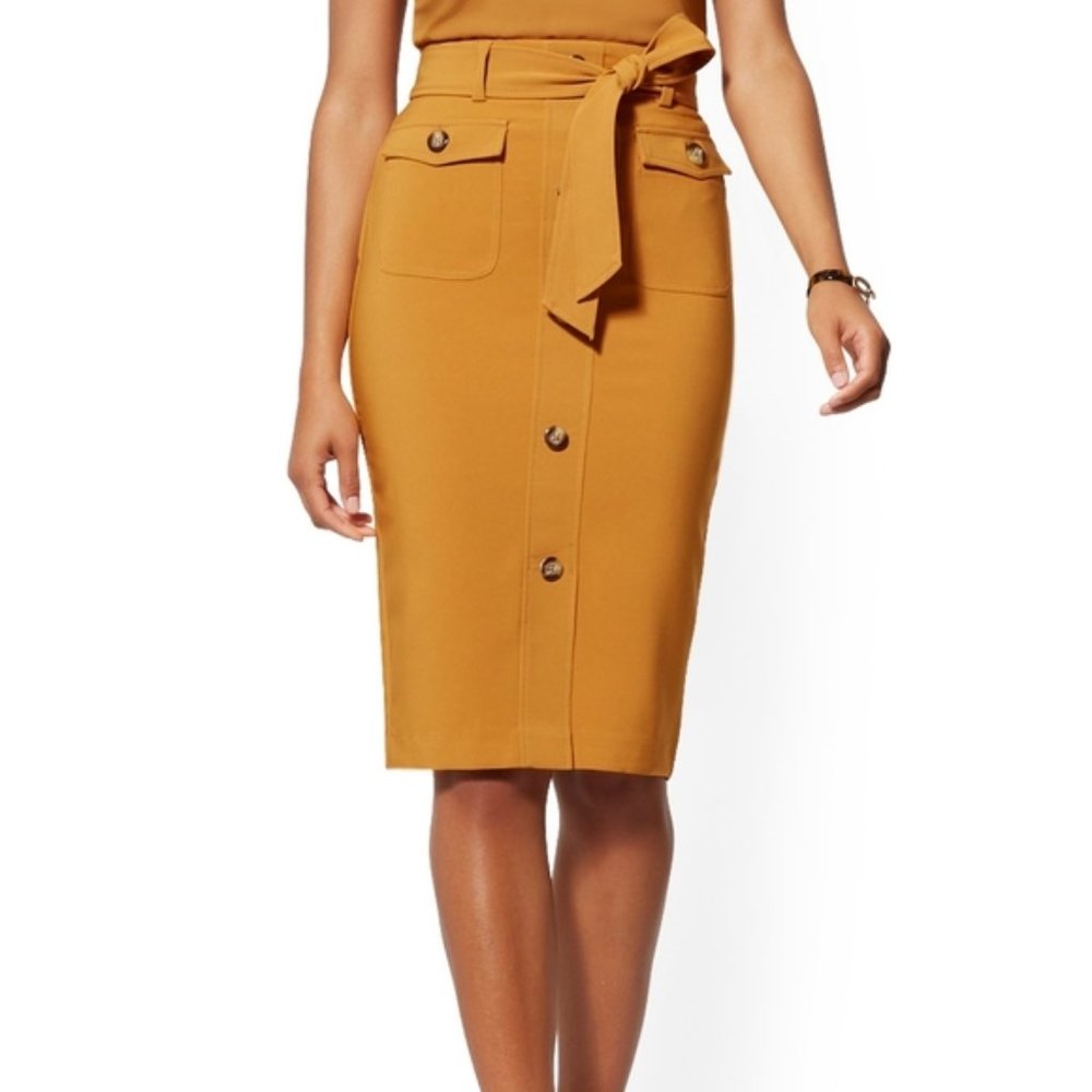 New York & Co Safari Skirt